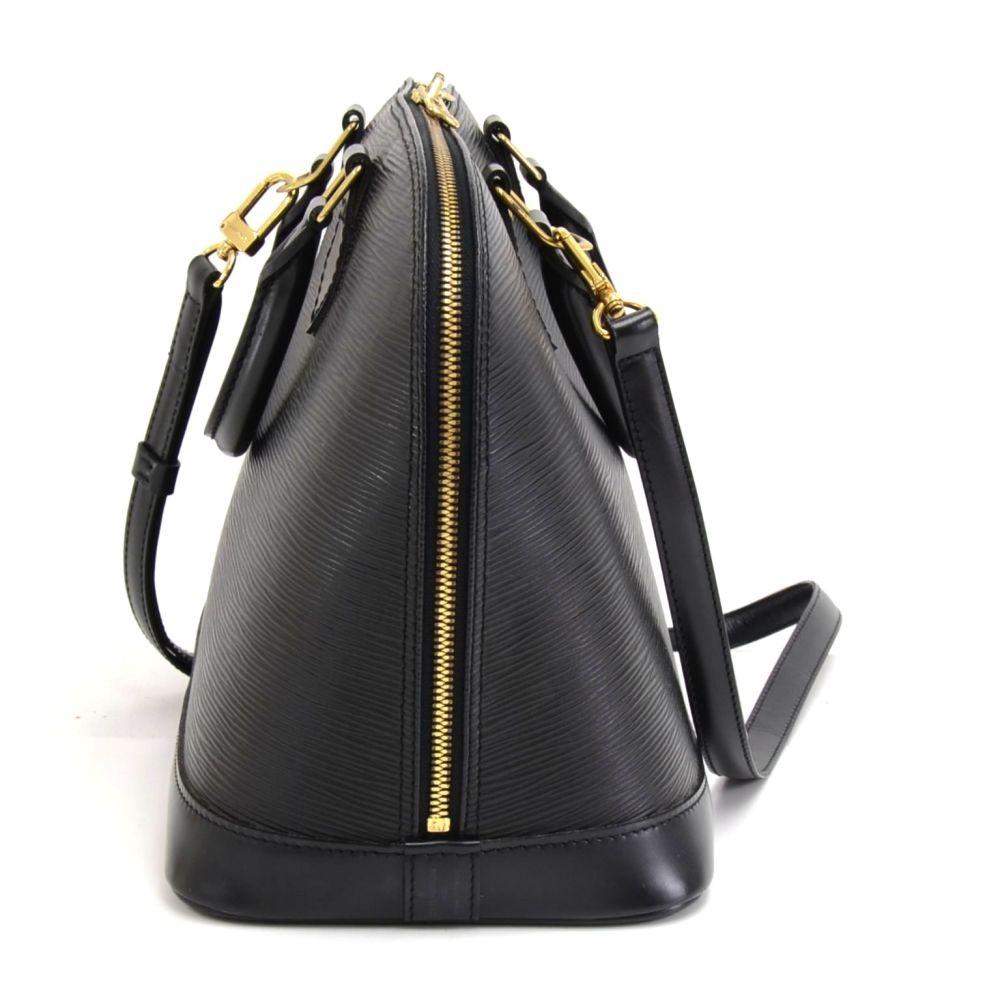 Louis Vuitto Alma Epi Leather Handbag with Strap