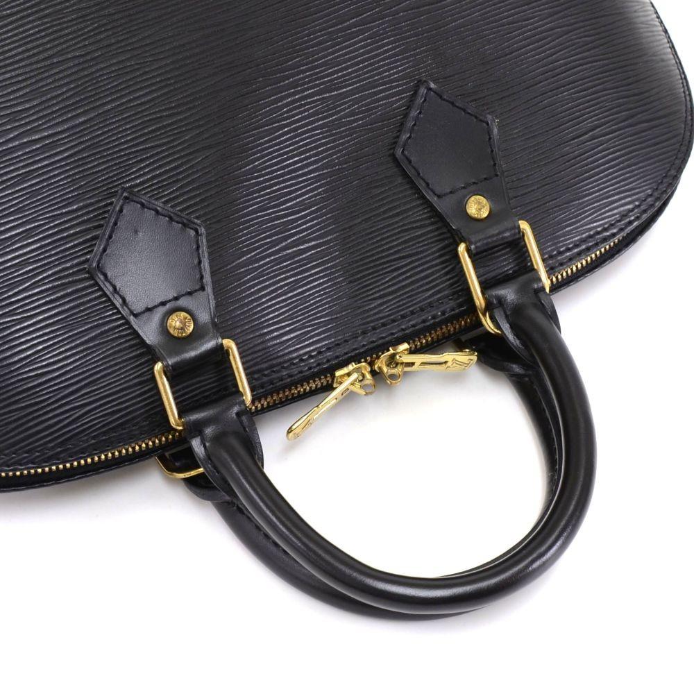 Louis Vuitto Alma Epi Leather Handbag with Strap