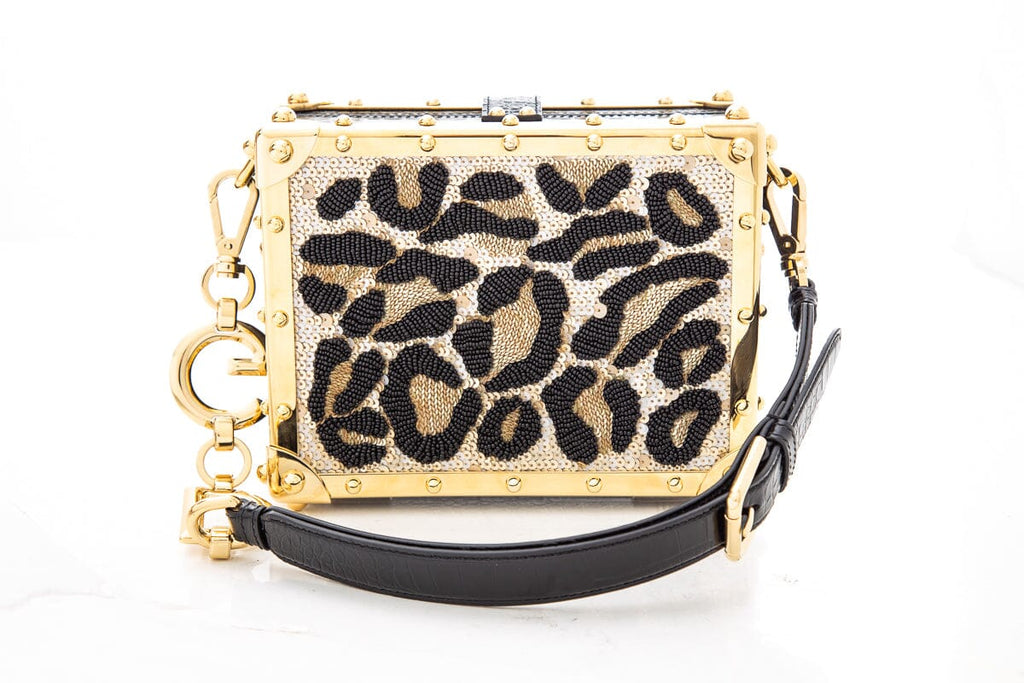 Dolce & Gabbana Black & Gold Dolce Box Handbag
