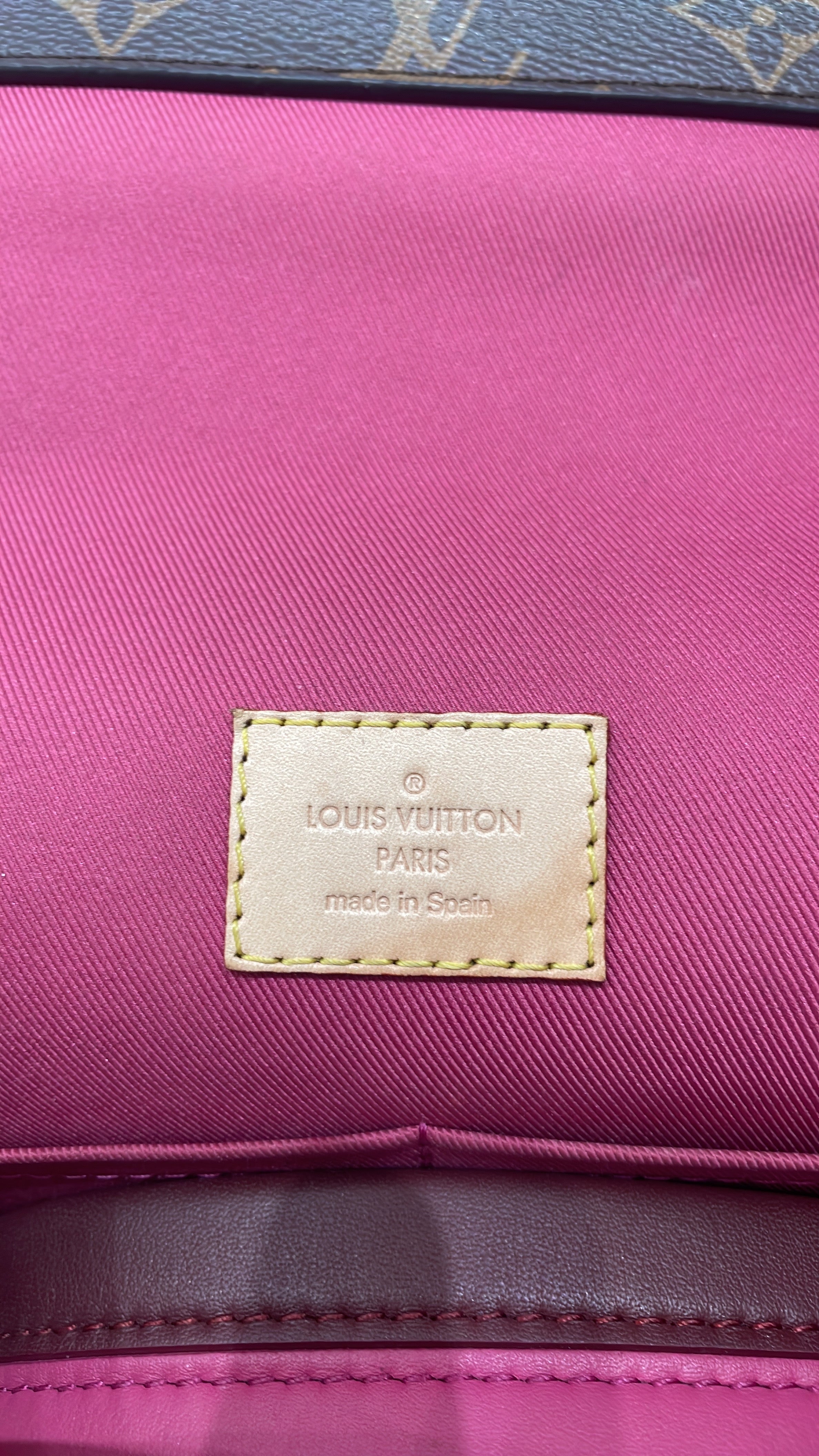 Louis Vuitton Cluny Top Handle Bag Monogram Canvas BB