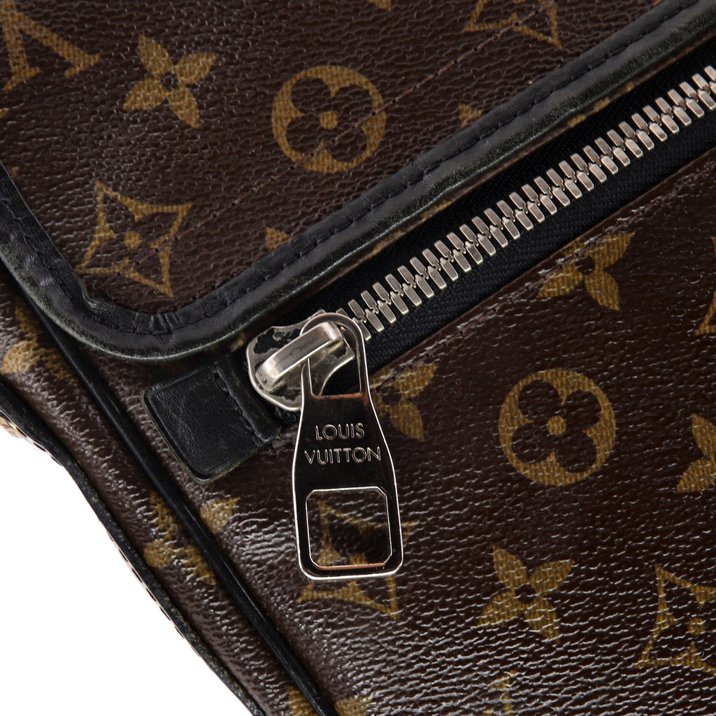 Louis Vuitton Bass Messenger Bag Macassar Monogram Canvas MM