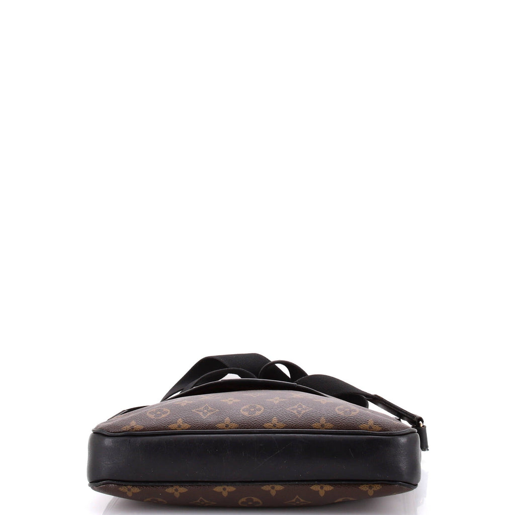Louis Vuitton Bass Messenger Bag Macassar Monogram Canvas MM