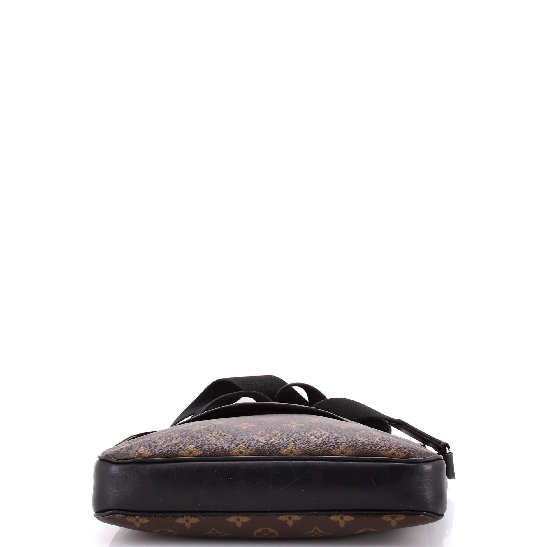Louis Vuitton Bass Messenger Bag Macassar Monogram Canvas MM