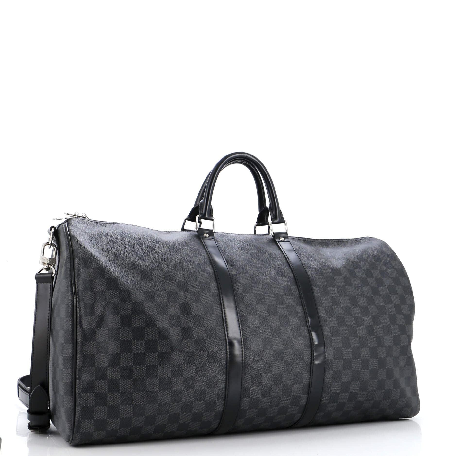 Louis Vuitton Keepall Bandouliere Bag Damier Graphite 55