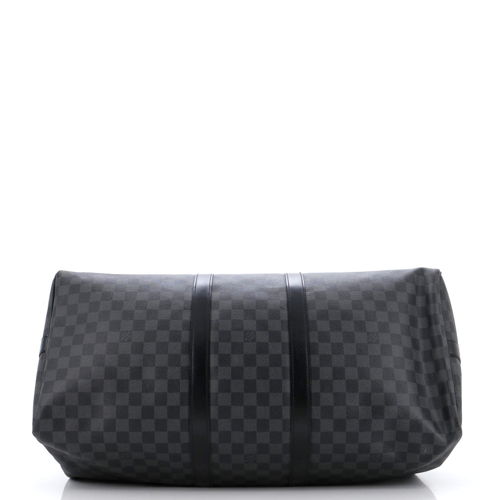 Louis Vuitton Keepall Bandouliere Bag Damier Graphite 55