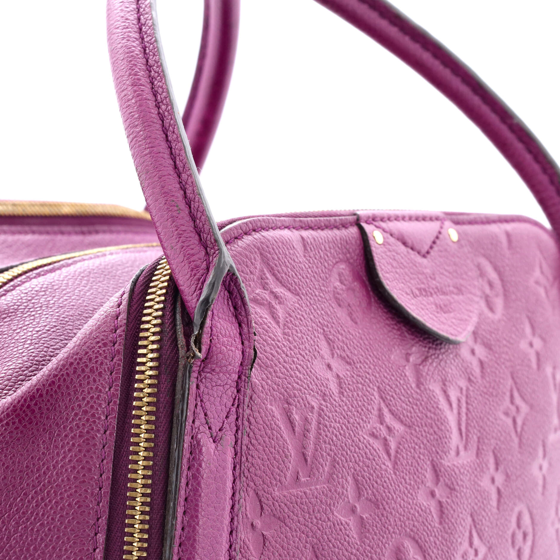 Louis Vuitton Marais Handbag Monogram Empreinte Leather MM