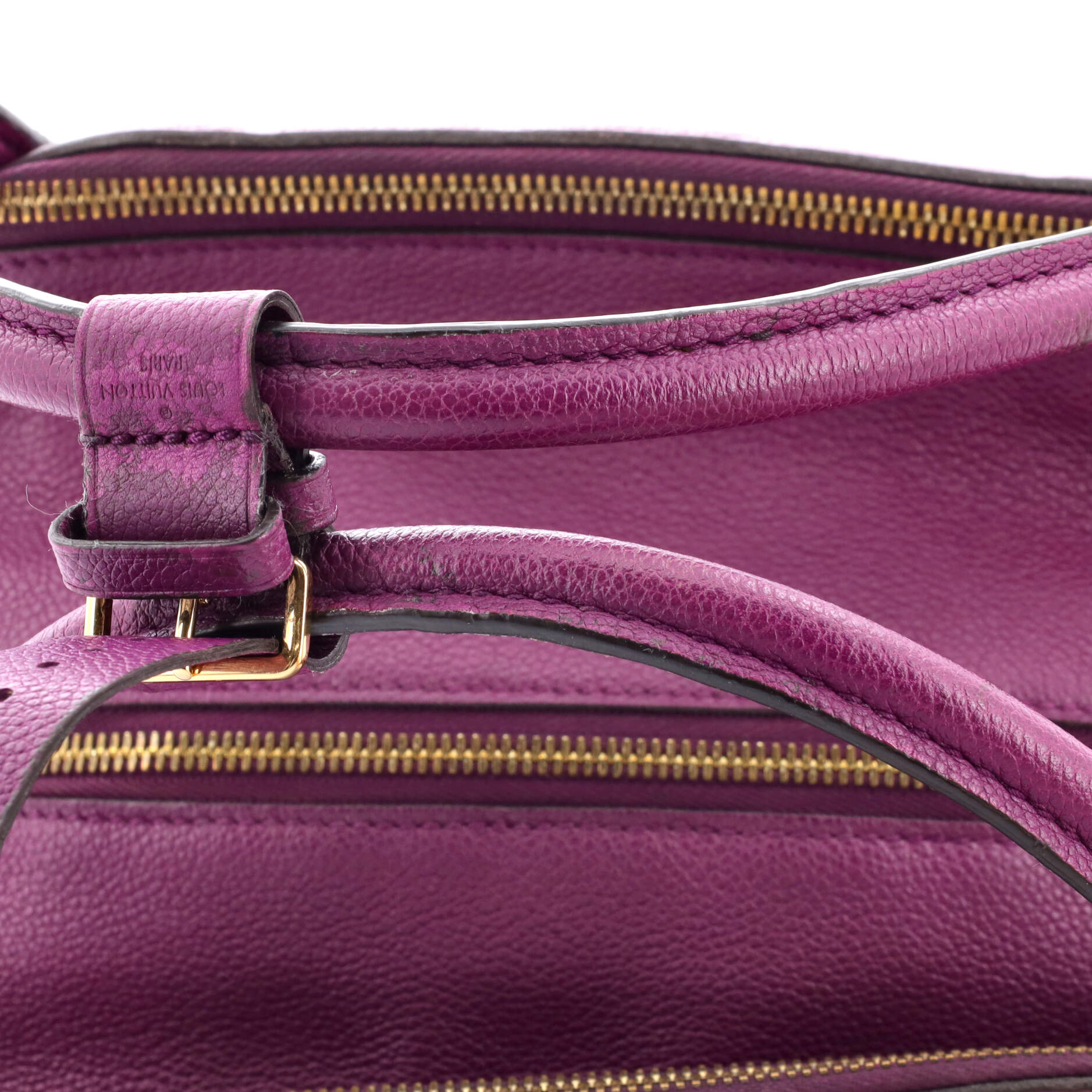 Louis Vuitton Marais Handbag Monogram Empreinte Leather MM
