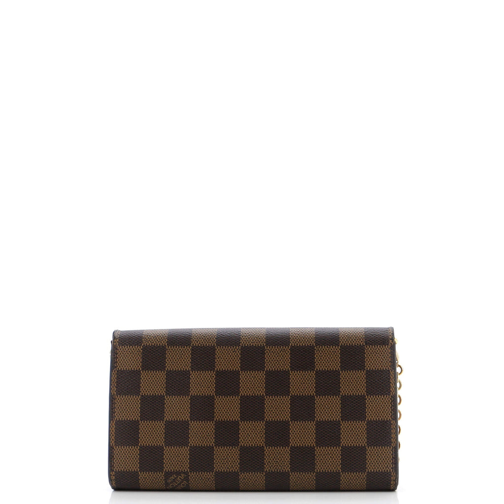 Louis Vuitton Croisette Chain Wallet Damier
