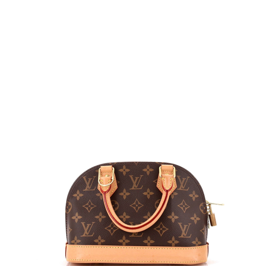 Louis Vuitton Alma Handbag Monogram Canvas BB