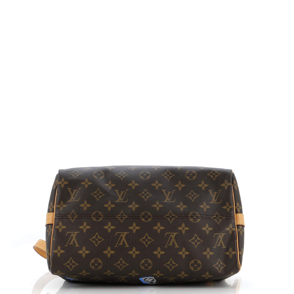 Louis Vuitton Speedy Bandouliere Bag Limited Edition Love Lock Monogram Canvas 30