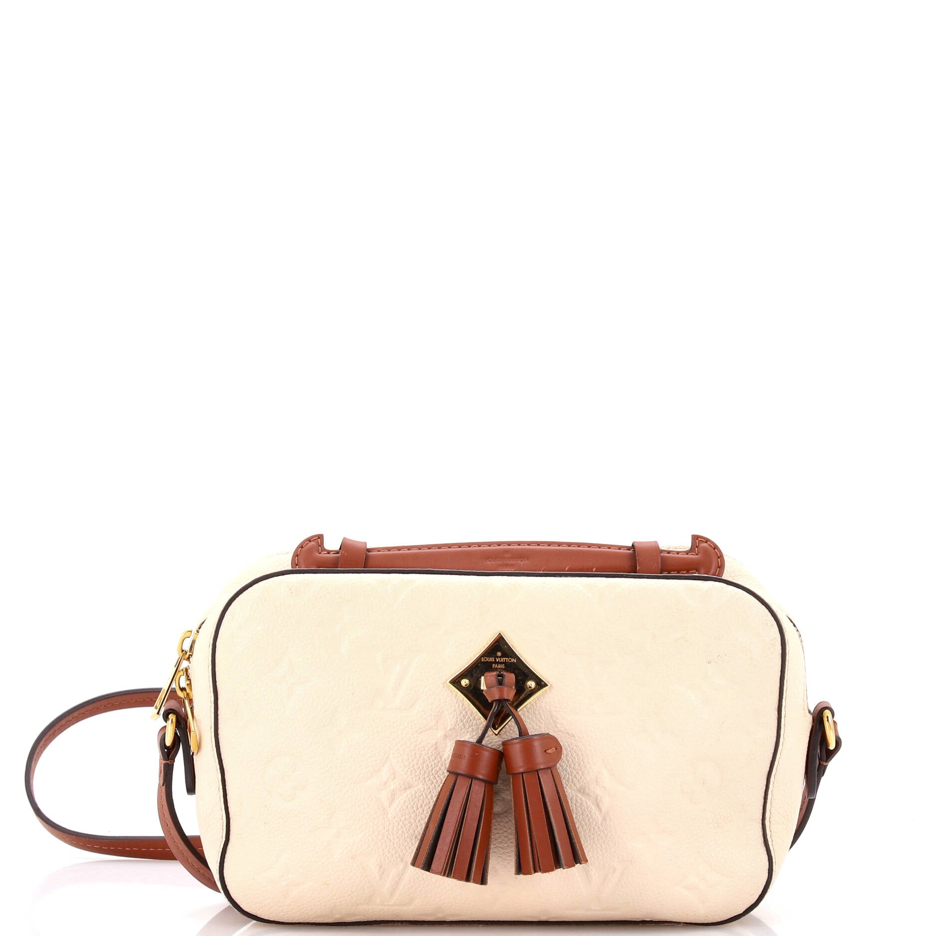 Louis Vuitton Saintonge Handbag Monogram Empreinte Leather