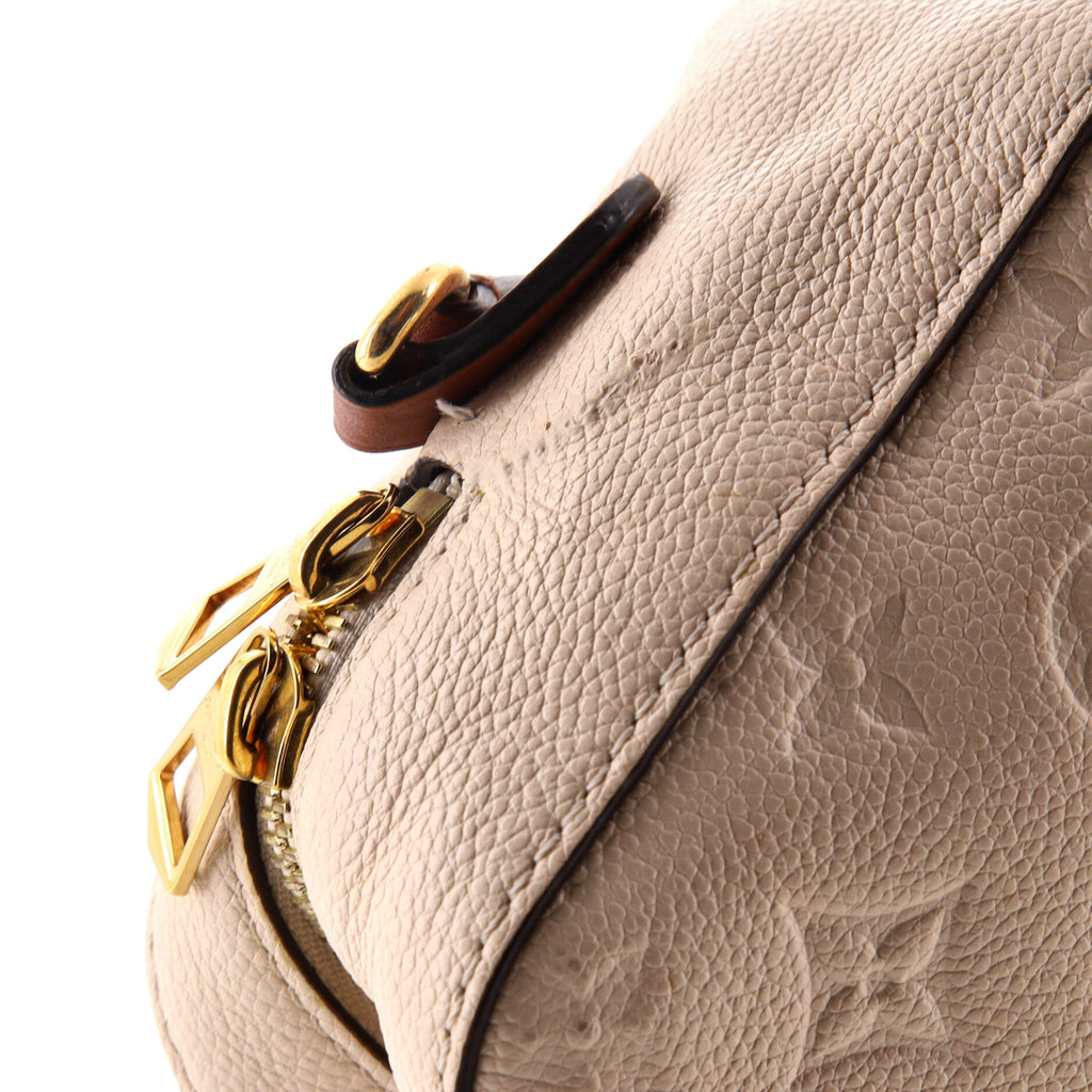 Louis Vuitton Saintonge Handbag Monogram Empreinte Leather
