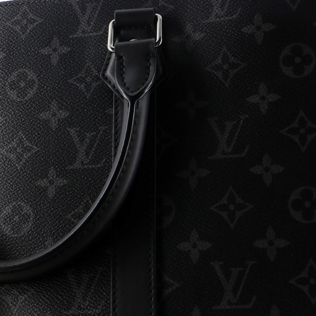 Louis Vuitton Sac Plat Bag Monogram Eclipse Canvas