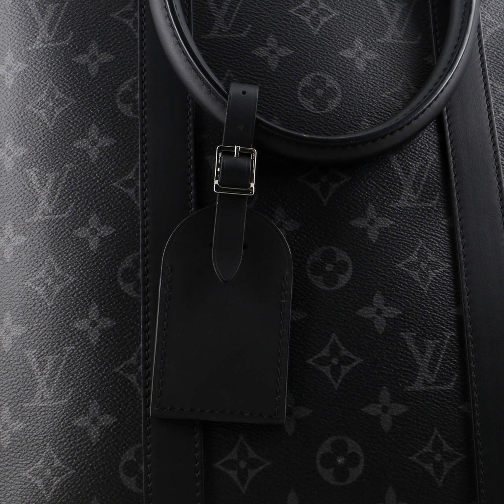 Louis Vuitton Sac Plat Bag Monogram Eclipse Canvas