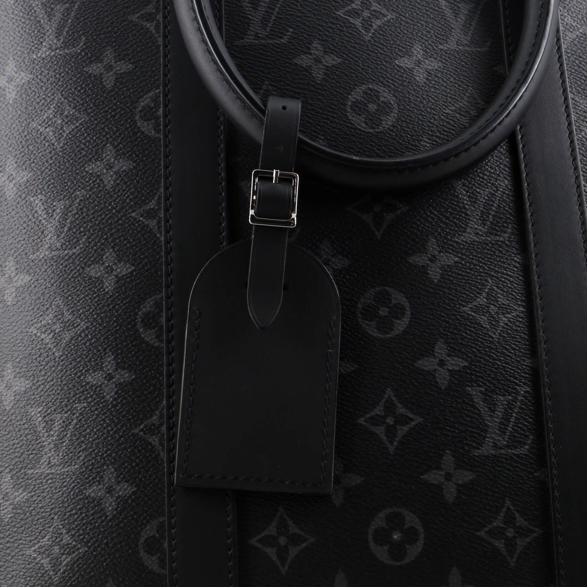 Louis Vuitton Sac Plat Bag Monogram Eclipse Canvas