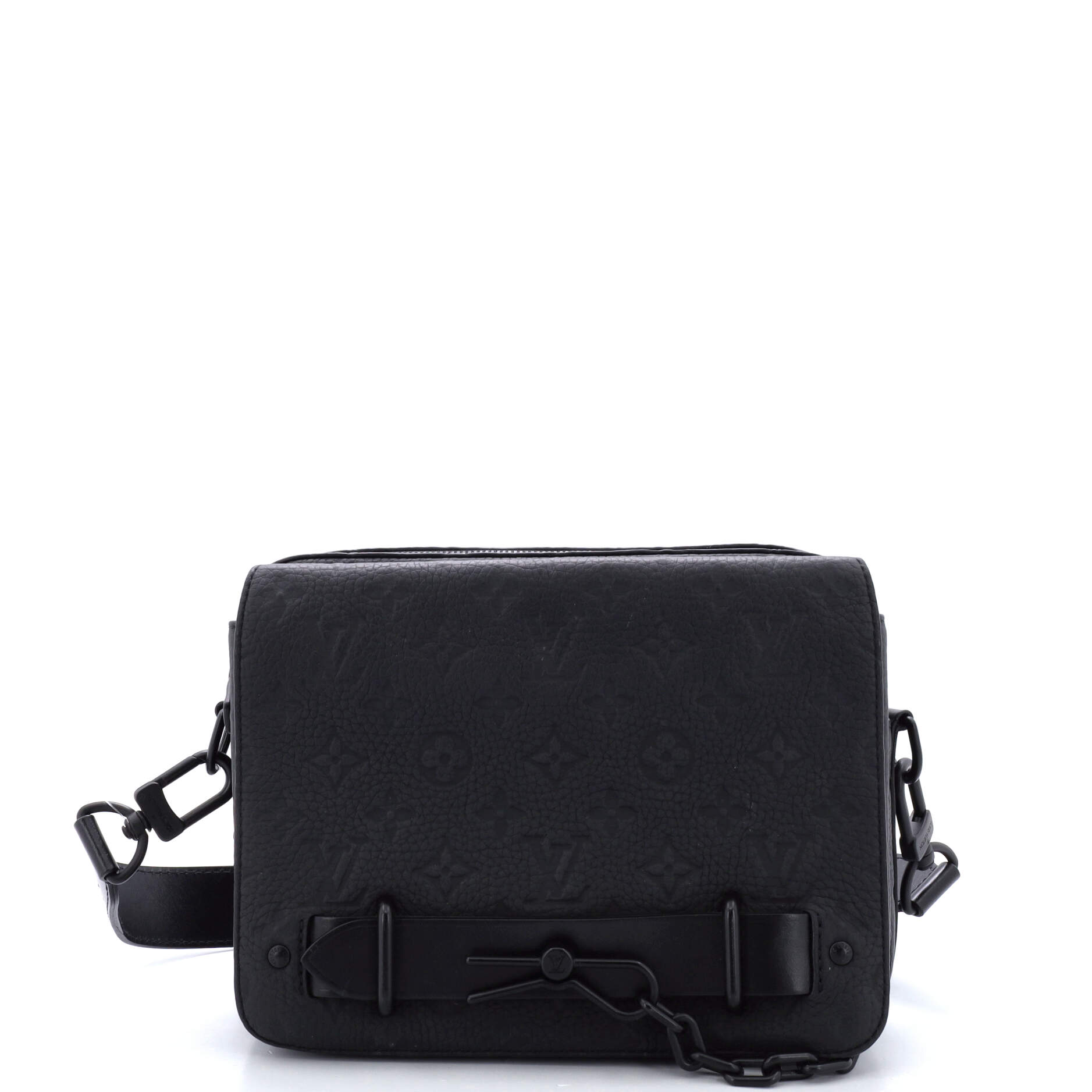 Louis Vuitton Steamer Messenger Bag Monogram Taurillon Leather