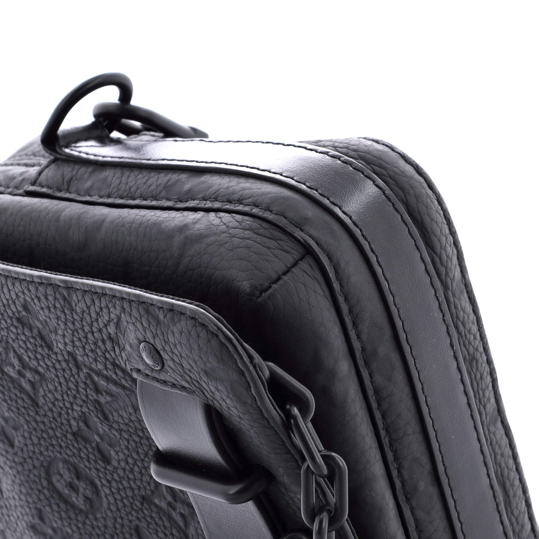 Louis Vuitton Steamer Messenger Bag Monogram Taurillon Leather
