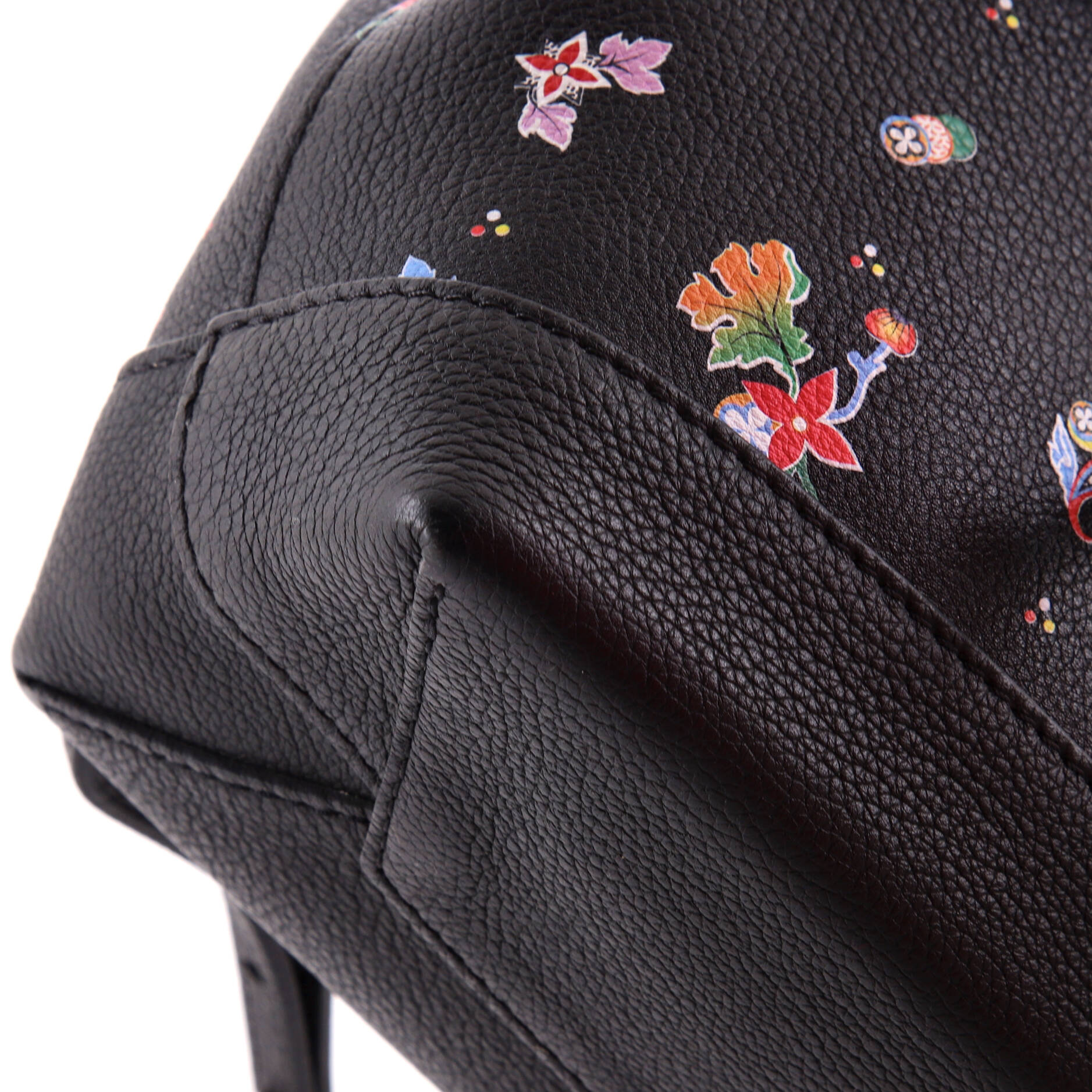Louis Vuitton Lockme Backpack Floral Printed Leather Mini