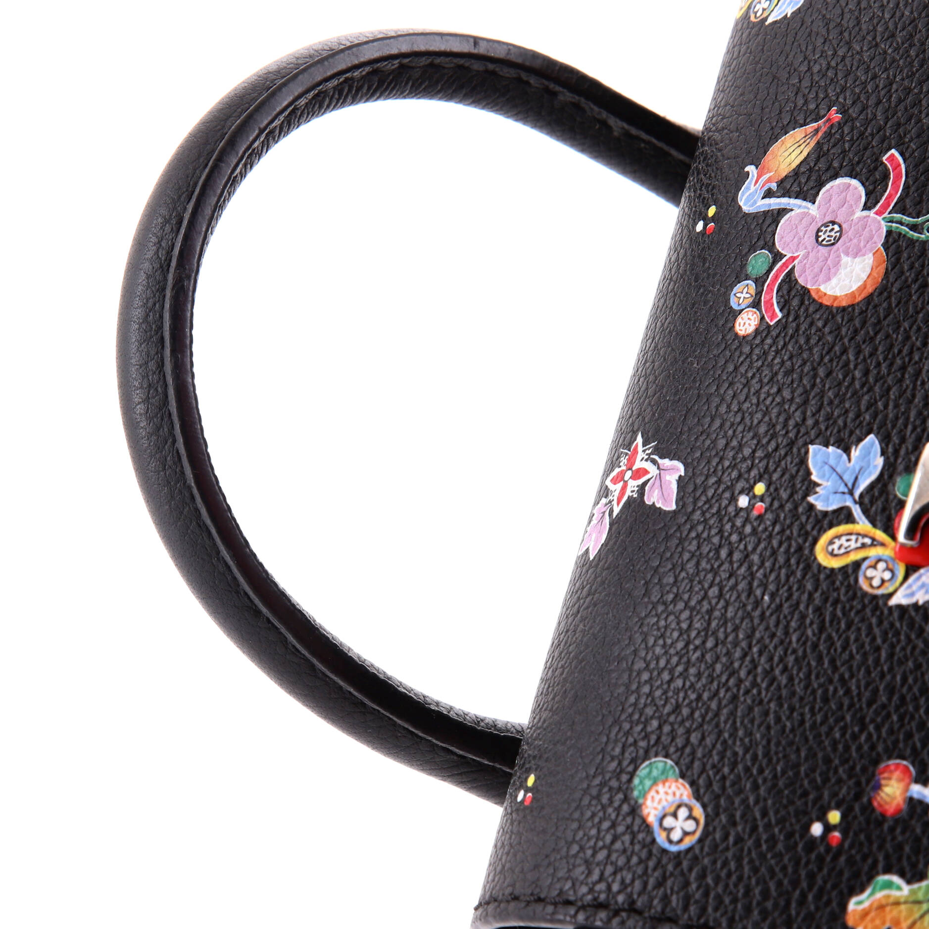 Louis Vuitton Lockme Backpack Floral Printed Leather Mini