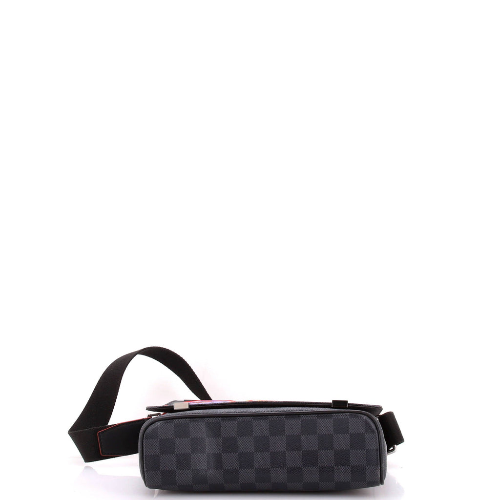 Louis Vuitton District NM Messenger Bag Alps Patches Damier Graphite PM