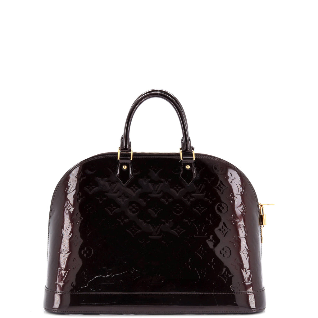 Louis Vuitton Alma Handbag Monogram Vernis GM