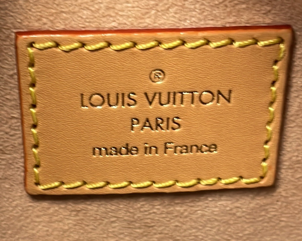 Louis Vuitton Side Trunk Handbag Monogram Dune Canvas MM