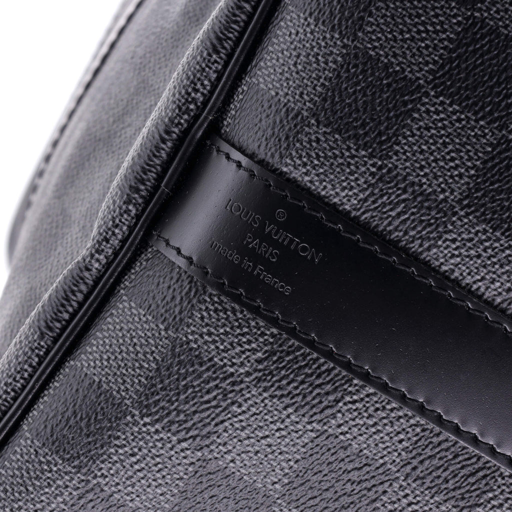 Louis Vuitton Keepall Bandouliere Bag Damier Graphite 45