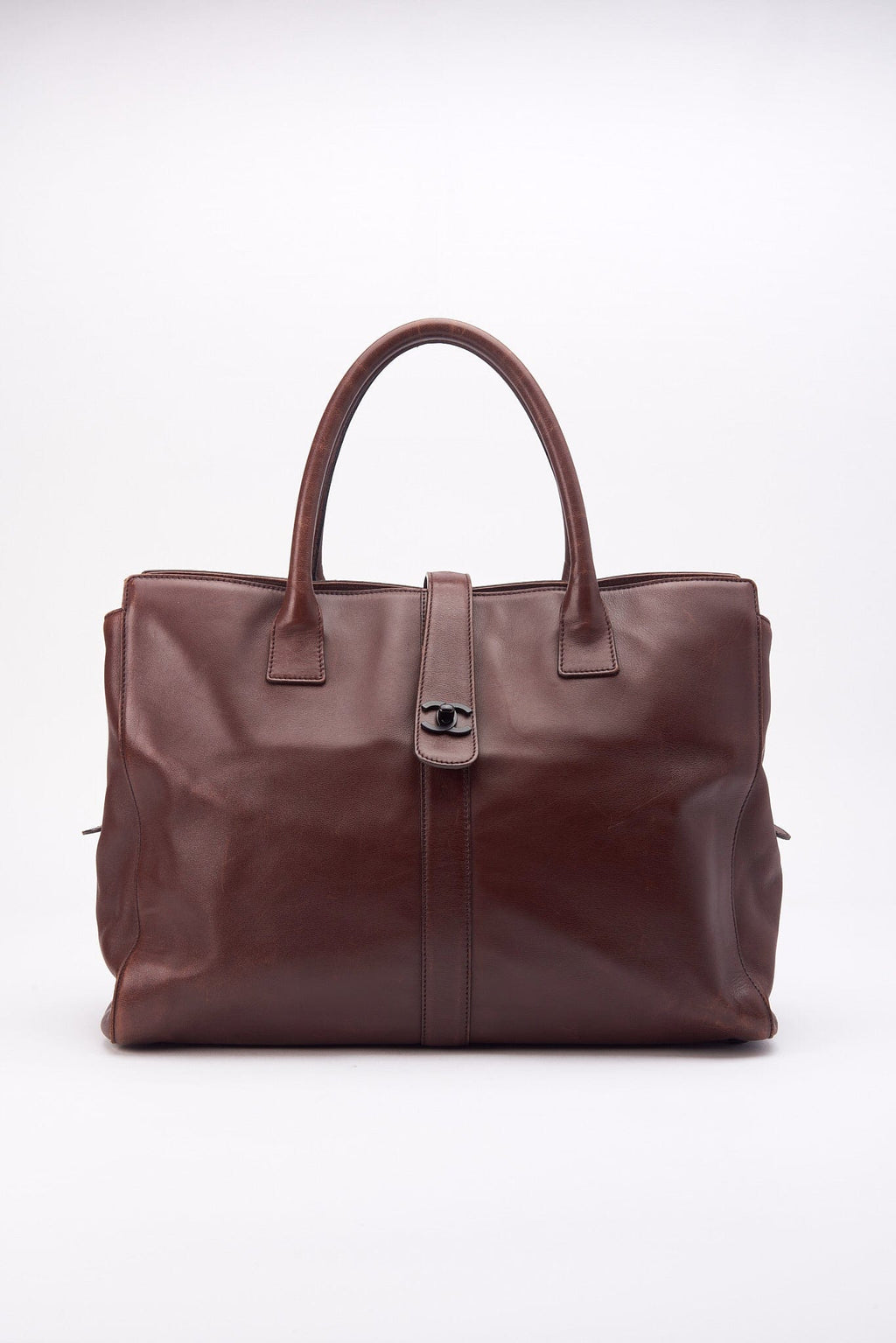 Vintage Chanel Brown Tote Bag