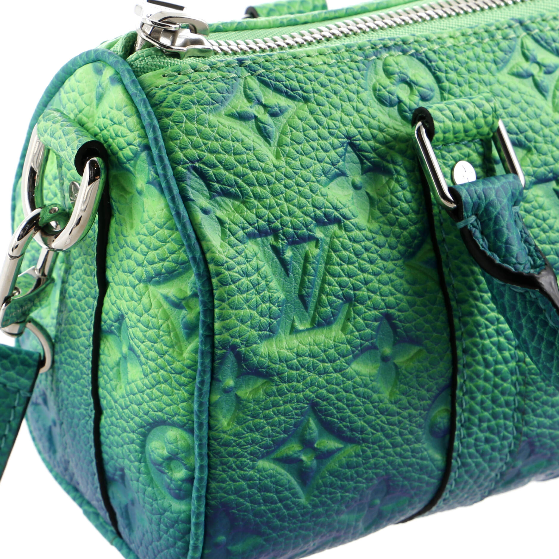 Louis Vuitton Keepall Bandouliere Bag Limited Edition Illusion Monogram Taurillon Leather XS
