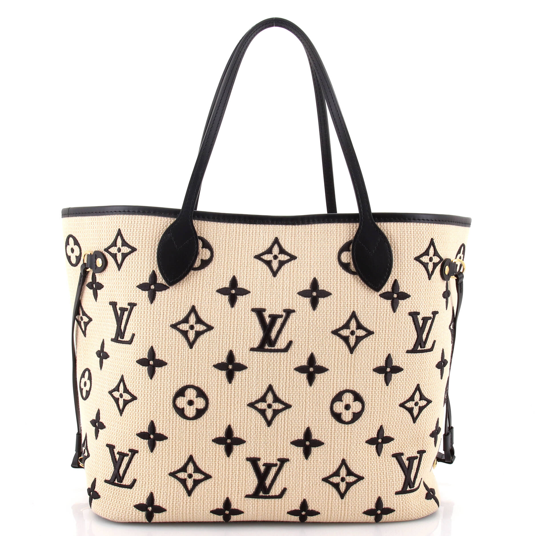 Louis Vuitton Neverfull NM Tote Monogram Giant Embroidered Cotton MM
