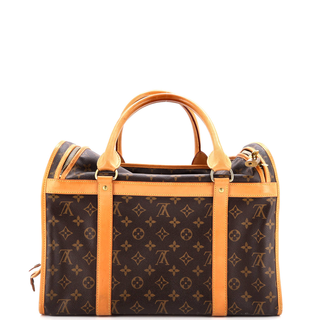 Louis Vuitton Dog Carrier Bag Monogram Canvas 40