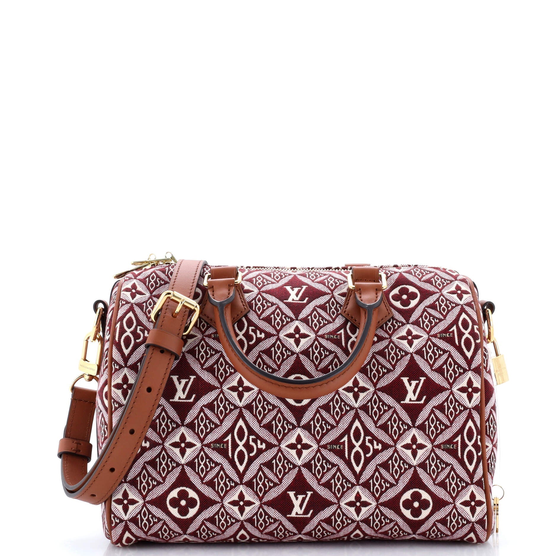 Louis Vuitton Speedy Bandouliere Bag Limited Edition Since 1854 Monogram Jacquard 25