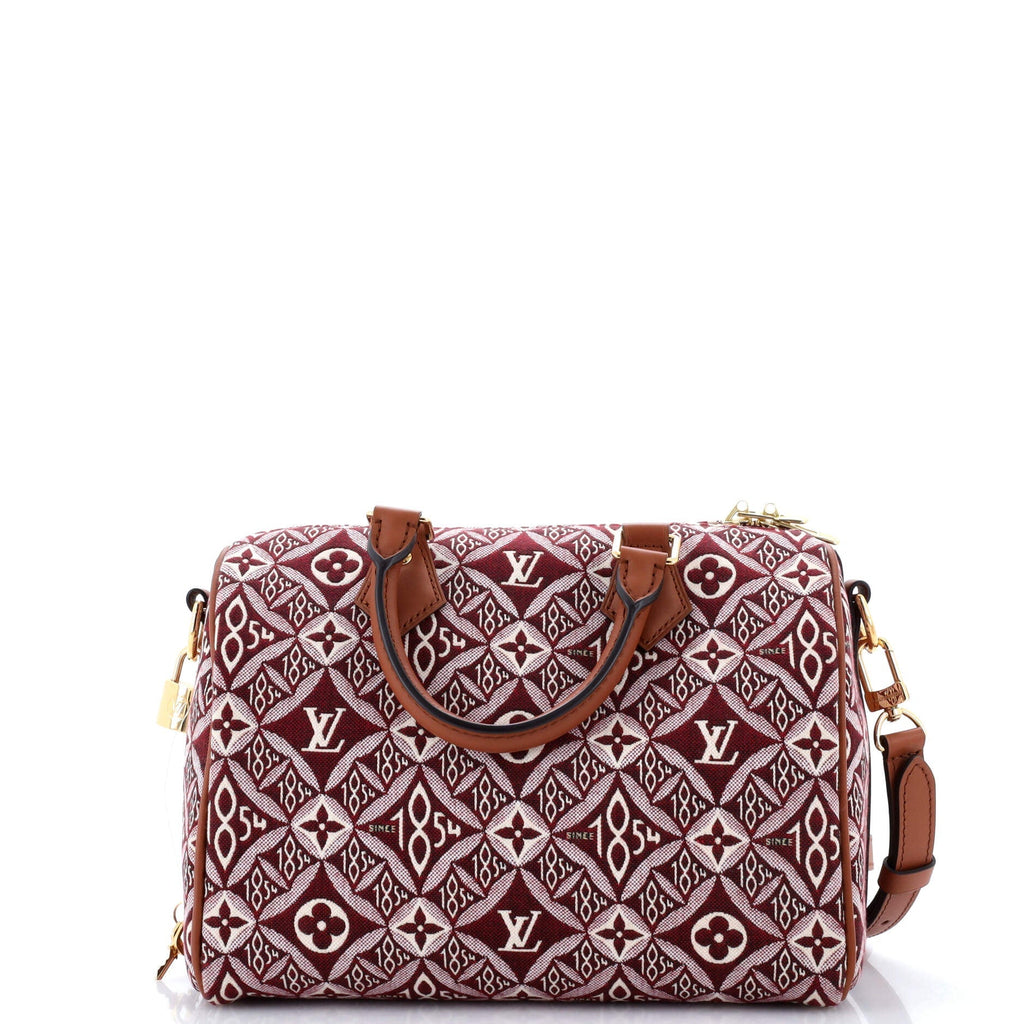 Louis Vuitton Speedy Bandouliere Bag Limited Edition Since 1854 Monogram Jacquard 25