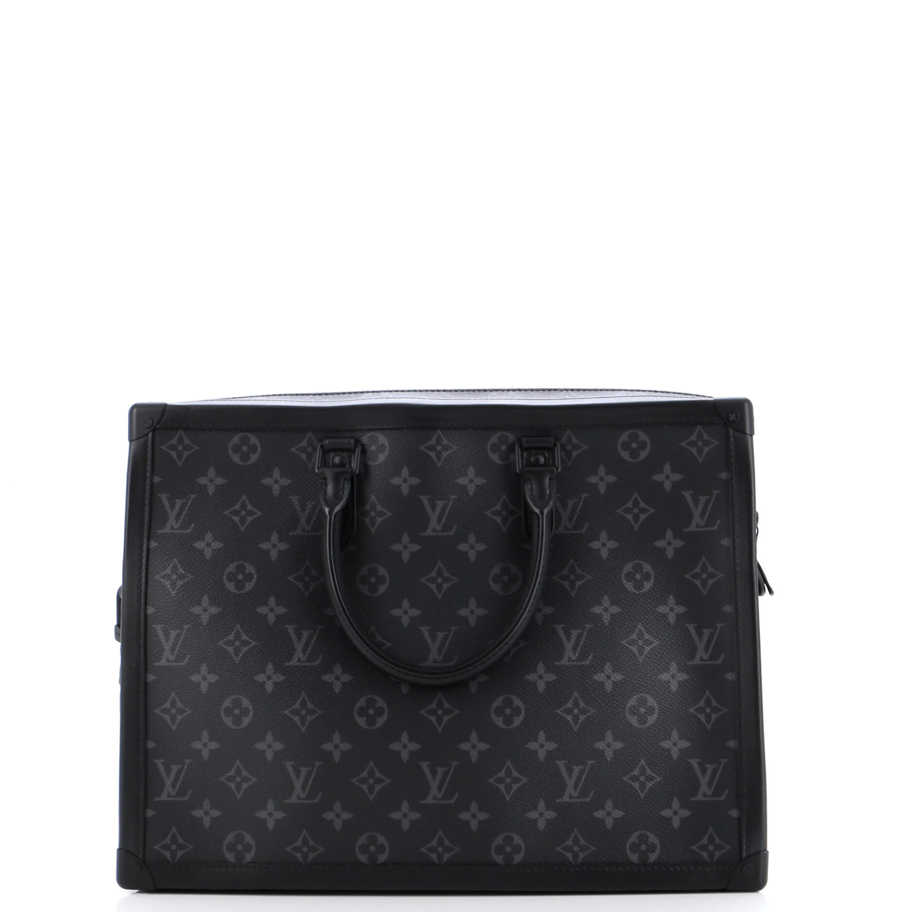 Louis Vuitton Soft Trunk Briefcase Monogram Eclipse Canvas
