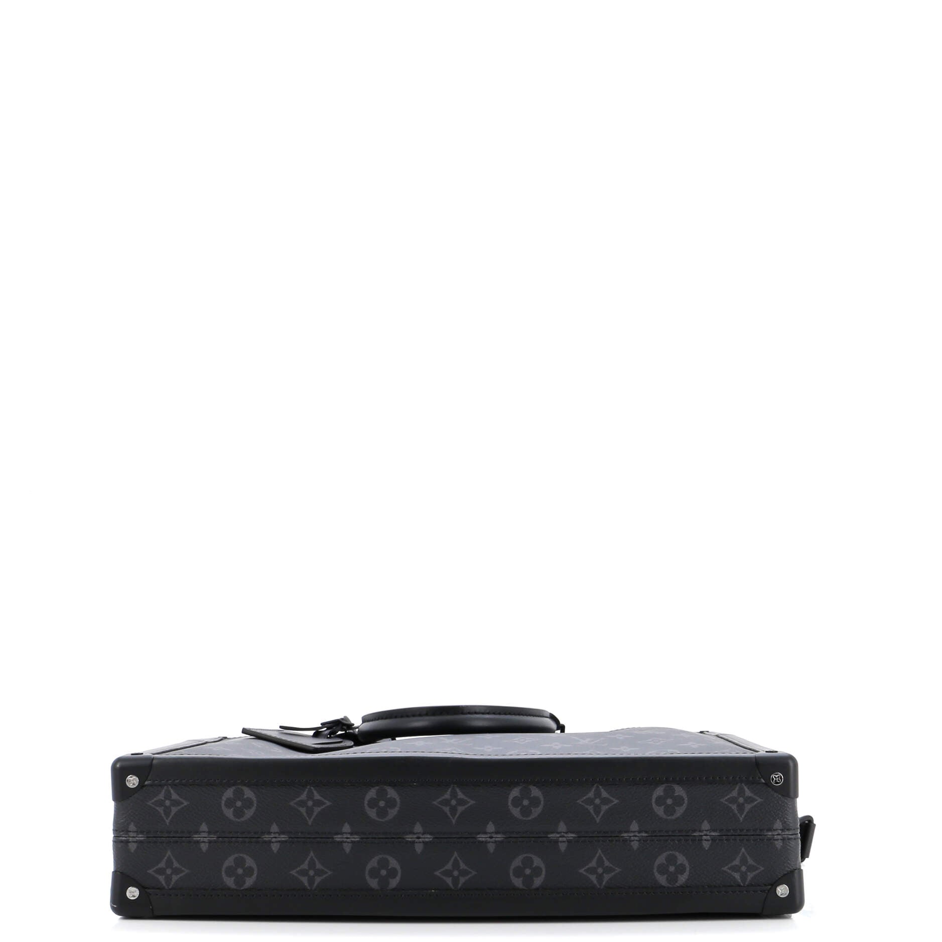 Louis Vuitton Soft Trunk Briefcase Monogram Eclipse Canvas