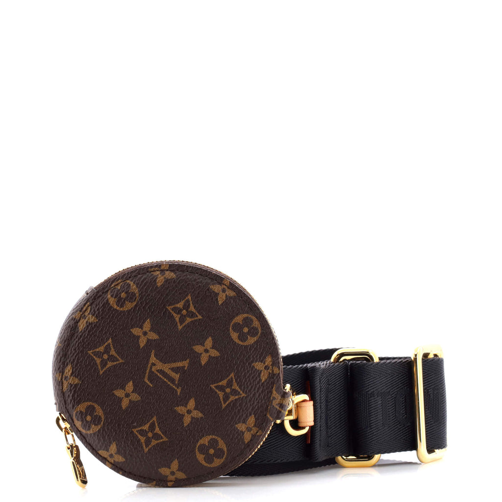Louis Vuitton Multi Pochette Accessoires Bandouliere Shoulder Strap Canvas with Monogram Canvas