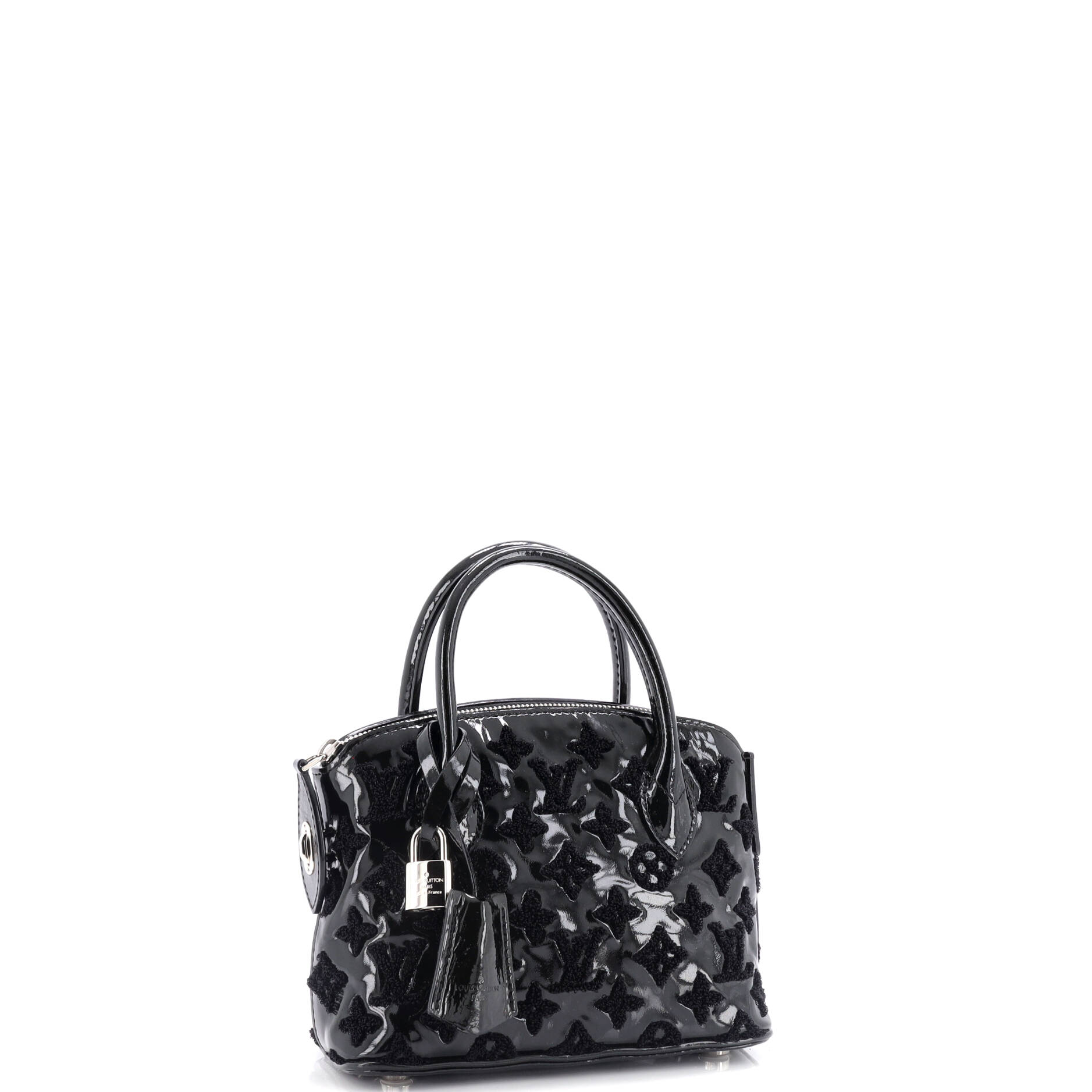 Louis Vuitton Fascination Lockit Handbag Patent Lambskin BB
