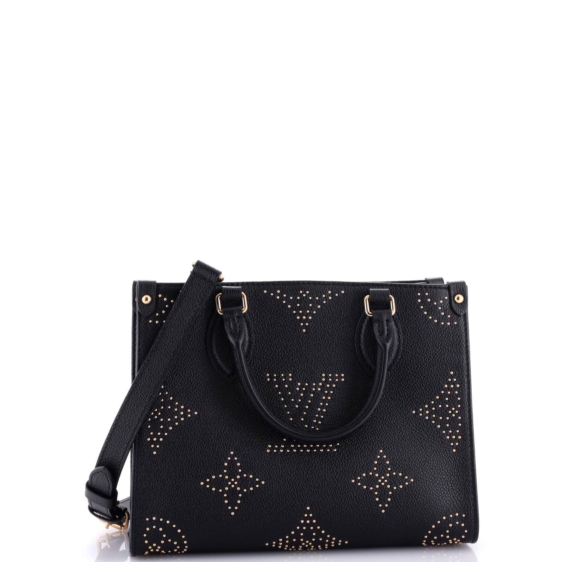 Louis Vuitton OnTheGo Tote Studded Monogram Giant Leather PM