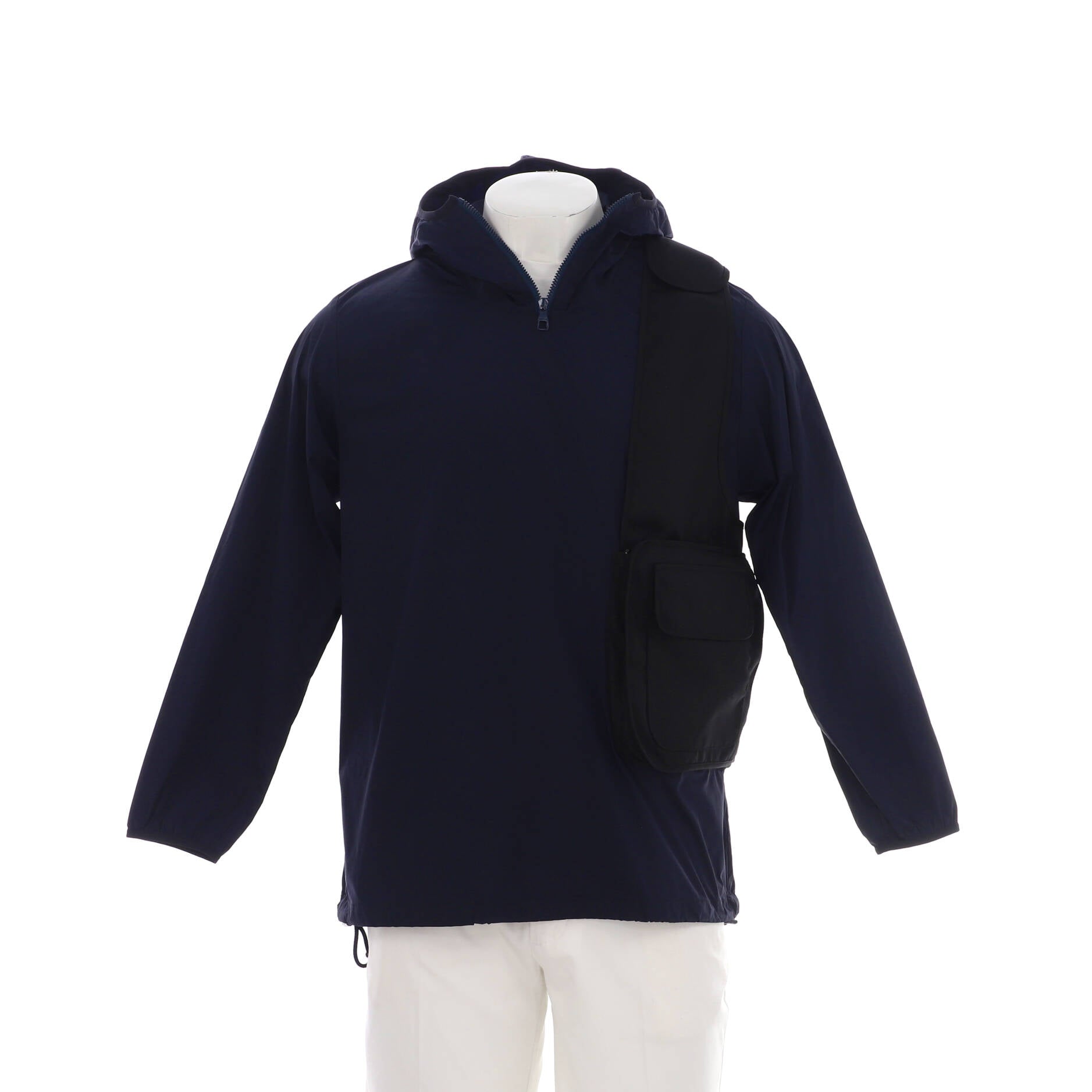 Louis Vuitton Men's Hooded Sling Bag Windbreaker Polyamide