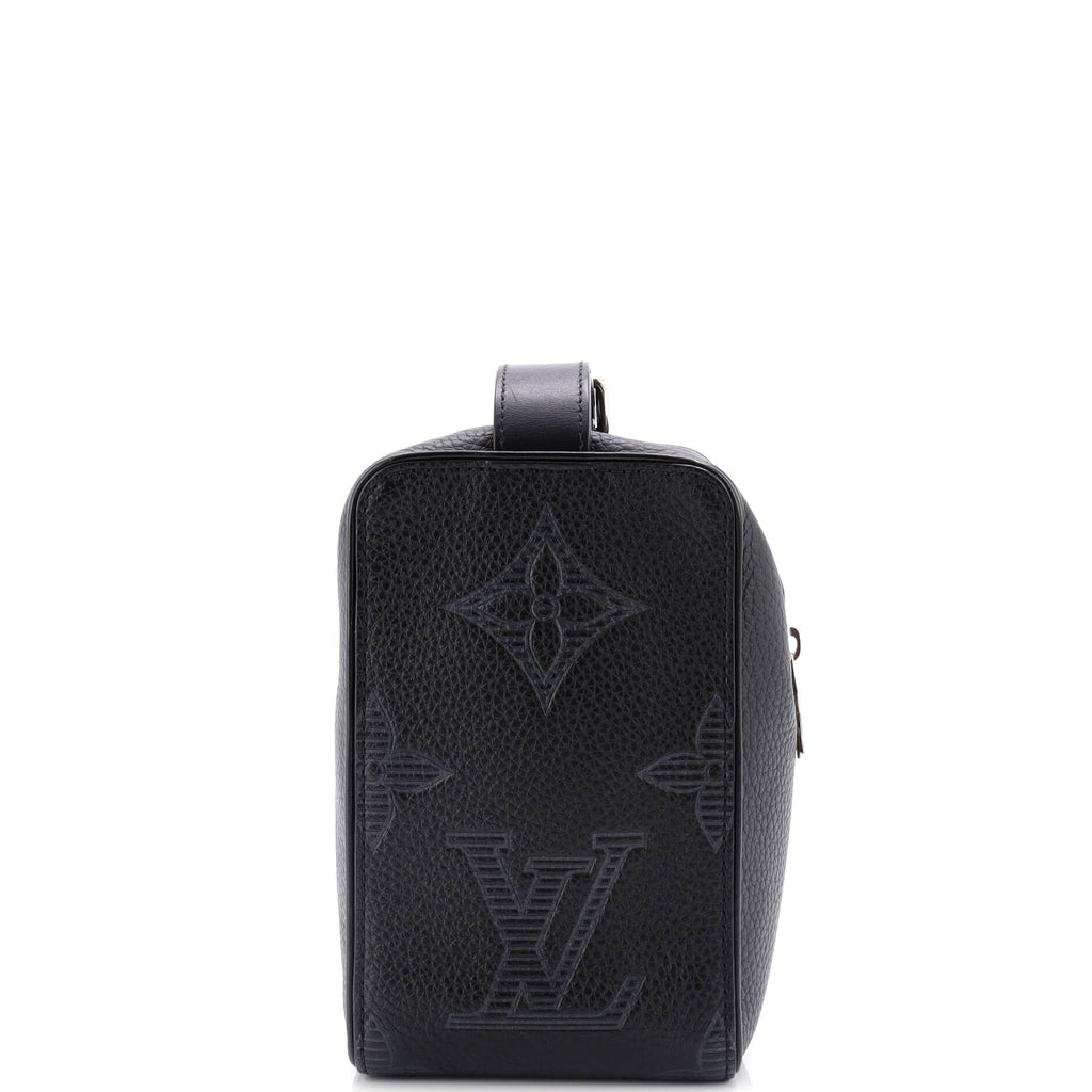 Louis Vuitton Wash Pouch Monogram Shadow Giant Taurillon Leather