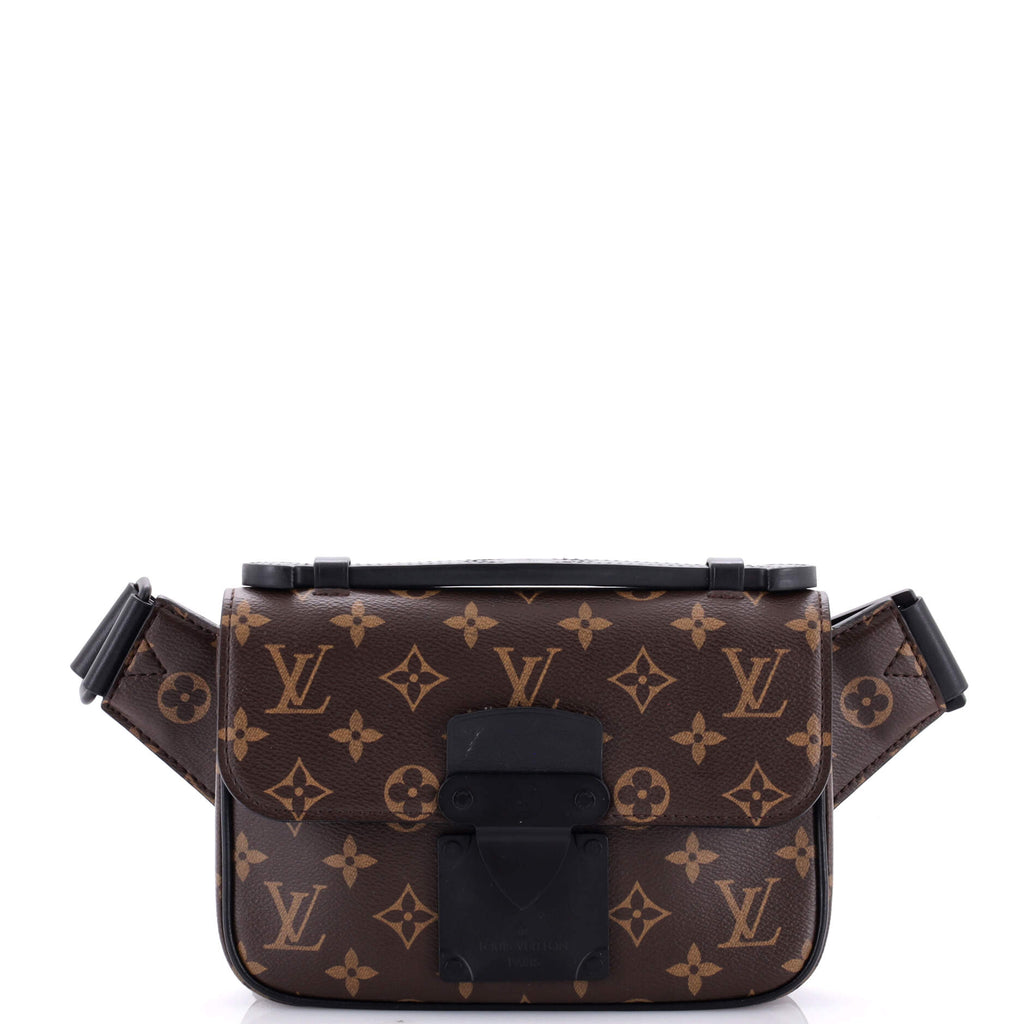 Louis Vuitton S Lock Sling Bag Macassar Monogram Canvas