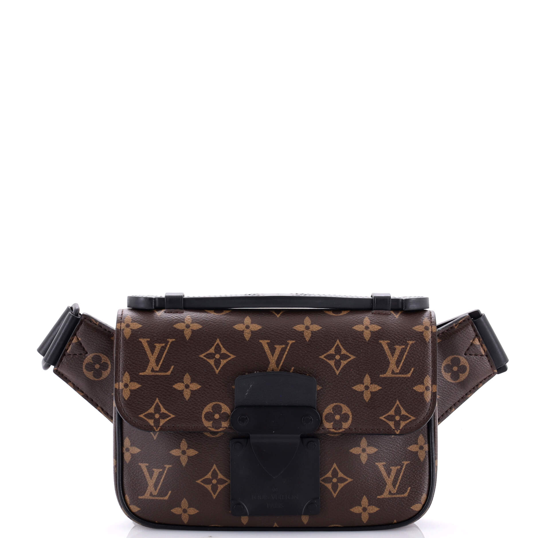 Louis Vuitton S Lock Sling Bag Macassar Monogram Canvas