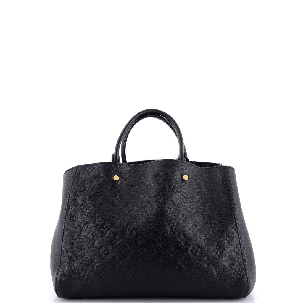 Louis Vuitton Montaigne Handbag Monogram Empreinte Leather GM