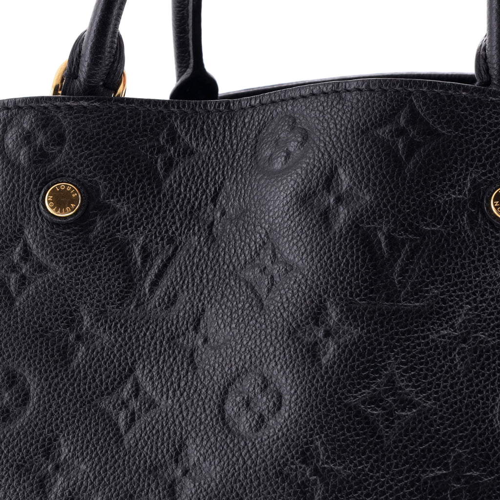 Louis Vuitton Montaigne Handbag Monogram Empreinte Leather GM