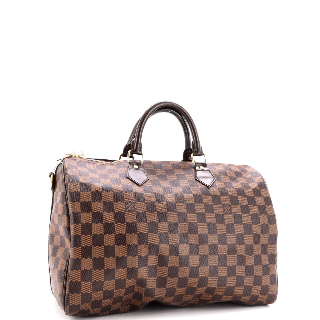 Louis Vuitton Speedy Bandouliere Bag Damier 35