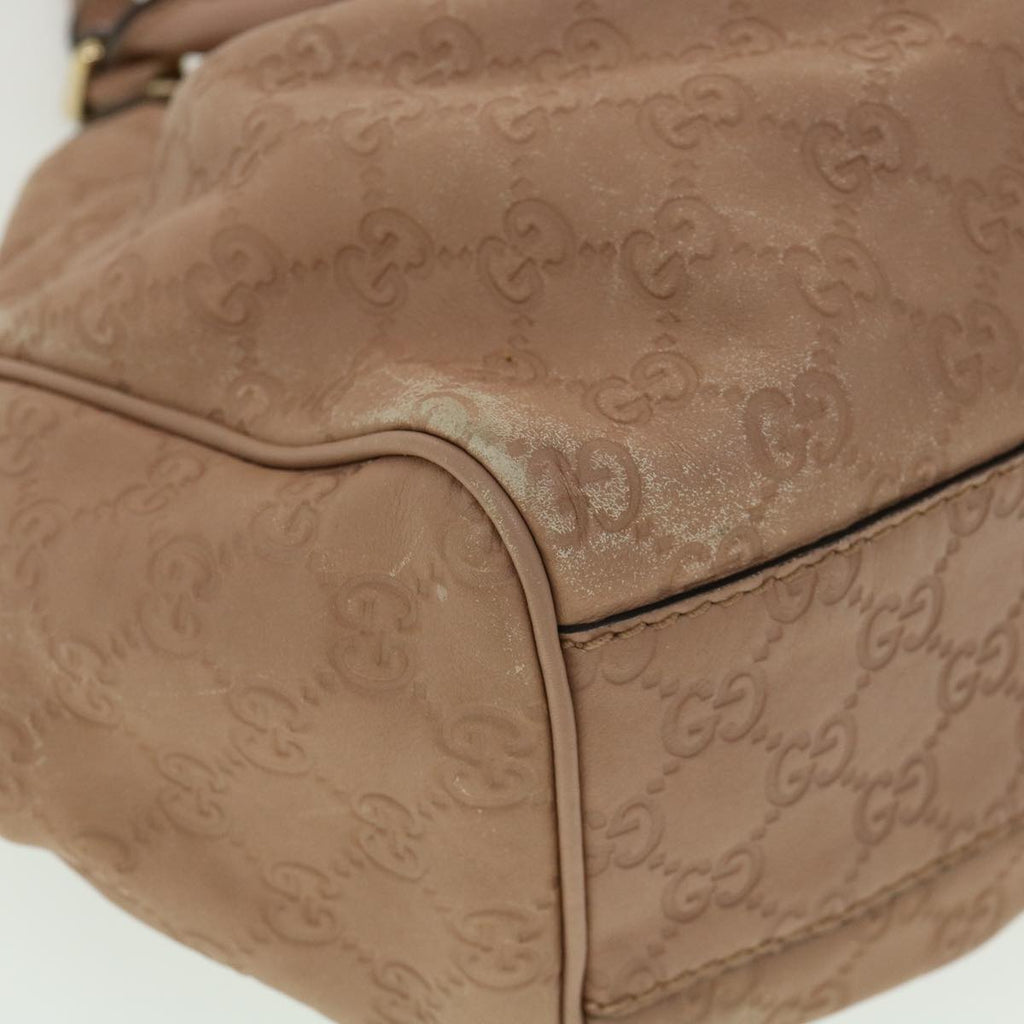 GUCCI GG Canvas Guccissima Hand Bag Pink 30336