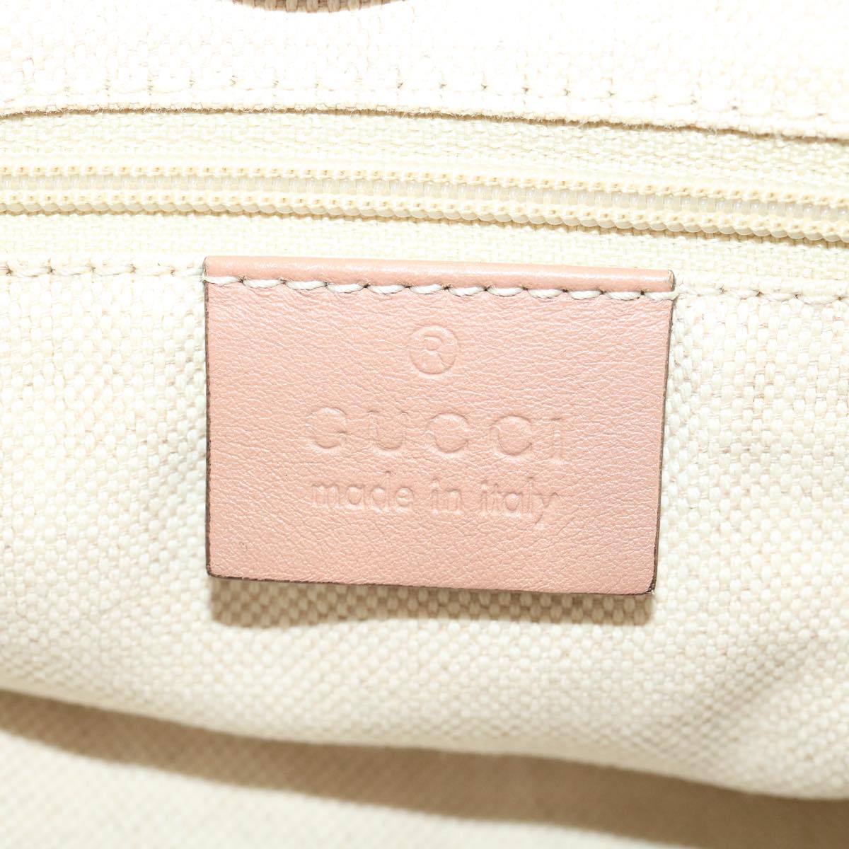 GUCCI GG Canvas Guccissima Hand Bag Pink 30336