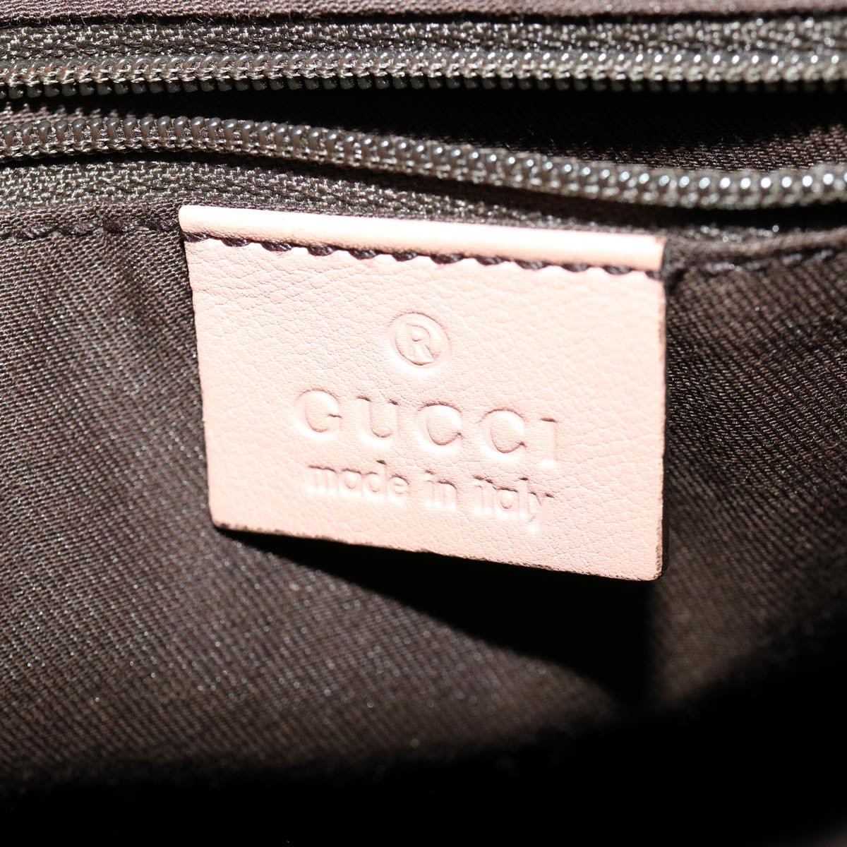 GUCCI GG Crystal Sherry Line Horse Bit Shoulder Bag Pink Gold 30337