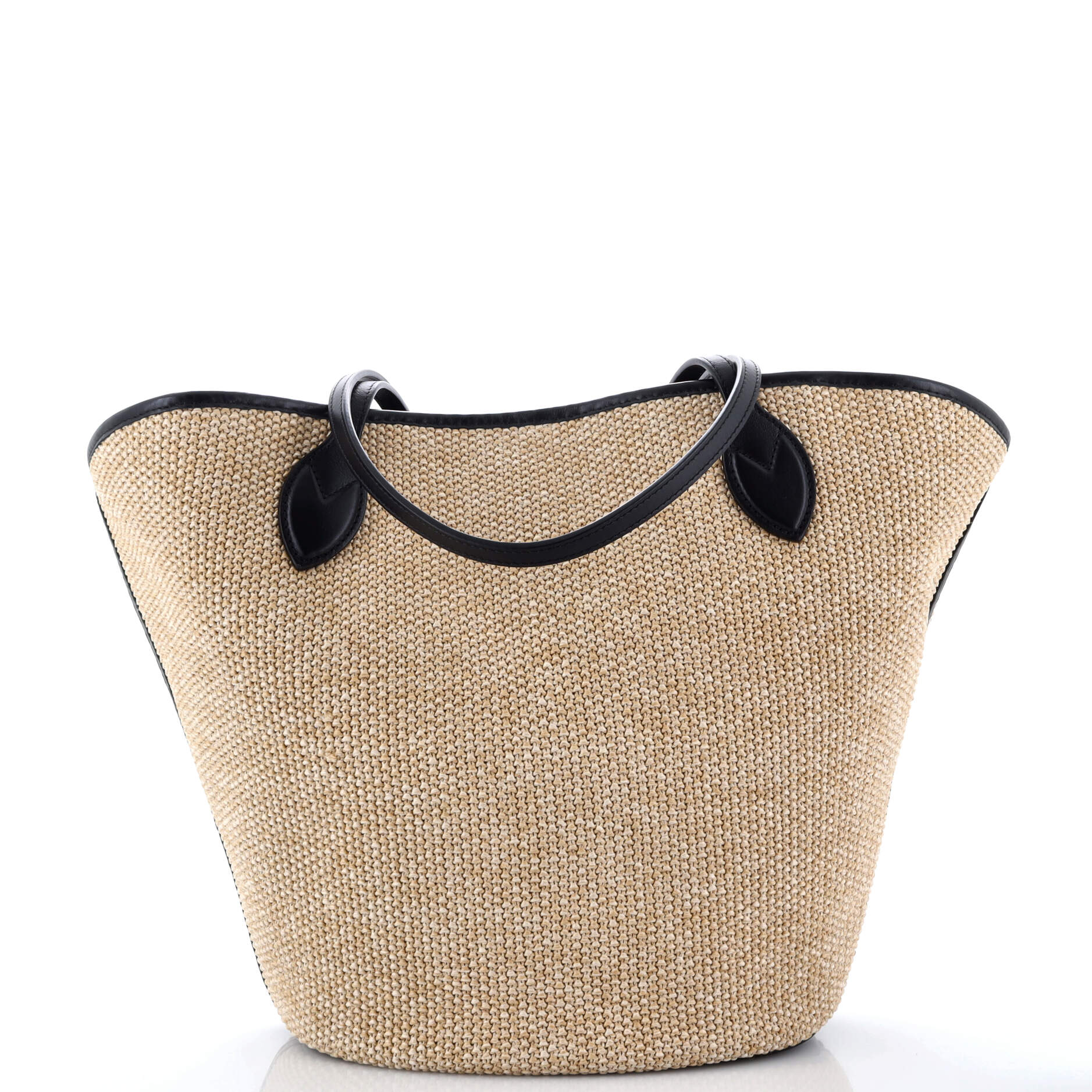Louis Vuitton Saint Jacques NM Handbag Raffia and Leather