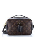 Louis Vuitton Saintonge Handbag Monogram Canvas with Leather